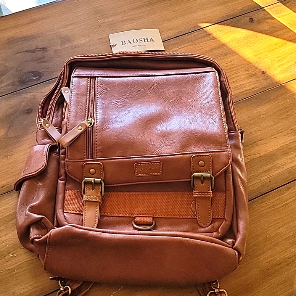Baosha Leather messenger bag